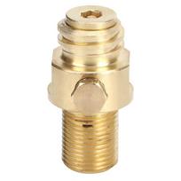 *A91P Soda Cylinder Valve CO2 Refill Adapter Converter M18X1.5, Soda Bottles Cylinder Refill Adapter for Sodastream Tanks beige