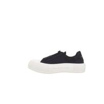 Alexander McQueen Deck Plimsoll Lace-Up Trainers 'Black White' Men's 707680W4MV71070 EU 39 black