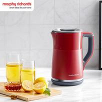 Morphy Richards 1.5L Smart Electric Kettle CN plug (adapter included) brown