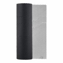 Sustorintas plastiko tinklas Šešiakampė tvora Tvora Tinklo rulonas Sodo tvora Balkonas 40x300cm juoda