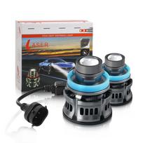 2X H7 Lazerinis Objektyvas LED Žibintai H8 H11 9005 Hb4 Prožektorius Didelės Galios Automobilio Aksesuarai LED Lemputės LED Priekinis Žibintas Priekiniai Rūko Žibintai 12V 9005/HB3 balta