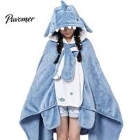 Soft Fluffy Hooded Cape Bat Blanket Hoodie for Adults, Cute Shark Fox Cape, Cozy Wearable Halloween Cosplay Home Loungewear Trick or Treat Gear juoda