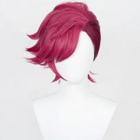 Arcane Caitlyn Cosplay Wig Anime Dark Blue Long Straight Heat Resistant Synthetic Hair The Sheriff of Piltover Wigs (as the picture,One Size) brown