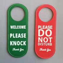 1pc Do Not Disturb Door Tags Door Sign  Bar Hotel Mall Office New Beautiful Black Green Red Hanging Tag
