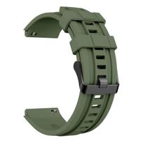 Strap Compatible with HUAWEI WATCH GT5 Pro 46mm/Huawei Watch GT5 Pro 46MM No Gaps Soft Silicone Adjustable Sport Straps GT5 pro 46mm žalia