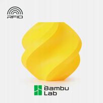 Bambu Lab PLA Basic 3D spausdintuvo filamentas, geltonas, 1,75 mm, 1000 g