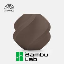 Bambu Lab PLA Matte 3D spausdintuvo gija, 1,75 mm, 1 kg, tamsiai ruda
