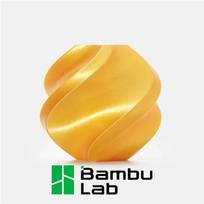 Bambu Lab PLA Silk+ 3D spausdintuvo gija, 1,75 mm, aukso spalvos, 1 kg