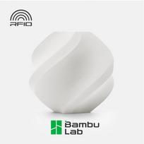 Bambu Lab PLA Matte 3D spausdintuvo filamentas, 1,75 mm, 1 kg, balta