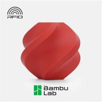 Bambu Lab PLA Matte 3D spausdintuvo filamentas, 1,75 mm, 1 kg, raudonas