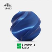 Bambu Lab PLA Silk+ 3D spausdinimo siūlas, mėlynas, 1,75 mm, 1000 g