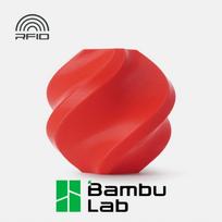 Bambu Lab PLA Basic Refill 3D spausdintuvo gija, 1,75 mm, 1 kg, raudona