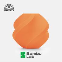 Bambu Lab PLA Matte 3D spausdintuvo filamentas, 1,75 mm, 1 kg, oranžinis