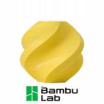 Bambu Lab PLA Matte Refill siūlas 3D spausdintuvui, geltonas, 1,75 mm, 1 kg