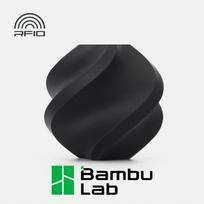 Bambu Lab PETG-HF 3D spausdintuvo filamentas, 1,75 mm, 1 kg, juodas, be ritės
