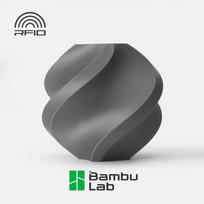 Bambu Lab ABS filamentas 3D spausdintuvui, 1,75 mm, 1 kg, sidabrinis