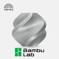 Bambu Lab PLA Basic Refill gija 3D spausdinimui, 1,75 mm, 1 kg, sidabrinė