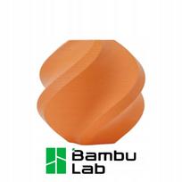 Bambu Lab PLA Matte 3D spausdintuvo siūlas, 1,75 mm, 1 kg, oranžinis