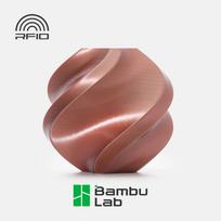 Bambu Lab PLA Silk+ siūlas 3D spausdintuvui, 1,75 mm, 1 kg, rožinio aukso spalvos