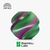 Bambu Lab PLA Silk dviejų spalvų 3D spausdintuvo filamentas, 1,75 mm, 1 kg