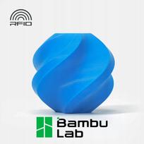 Bambu Lab PLA Basic 3D spausdintuvo filamentas, 1,75 mm, 1 kg, mėlynas