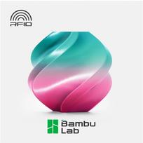 Bambu Lab PLA Silk 3D spausdintuvų filamentas, 1,75 mm, 1 kg, įvairiaspalvis