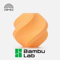 Bambu Lab PLA oranžinis 3D spausdintuvo filamento ritinys, 1 kg