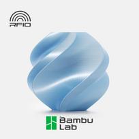 Bambu Lab PLA Silk+ 3D spausdinimo siūlas, 1,75 mm, 1 kg, mėlynas