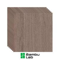 Bambu Lab YA003 juodojo riešutmedžio fanera, 3 mm, 300 × 300 mm, 6 vnt.