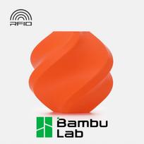 Bambu Lab PLA Tough+ 3D spausdintuvo gija, 1,75 mm, 1 kg, oranžinė