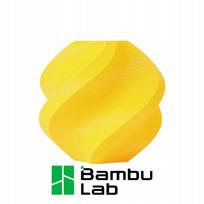 Bambu Lab PLA Tough+ 3D spausdintuvo filamentas, geltonas, 1,75 mm, 1 kg