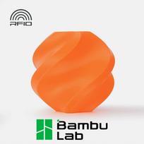 Bambu Lab PLA Basic 3D spausdintuvo filamentas, 1,75 mm, 1 kg, oranžinis