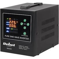 Rebel POWER-500-LFP4 emergency power supply – a pure sine wave inverter with a 12V charging function, 230V, 500VA/300W RB-4026