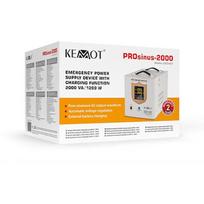 Kemot PROsinus-2000 emergency power supply unit – a pure sine wave inverter with a 12V charging function, 230V, 2000VA/1200W URZ3407