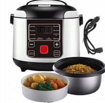 Automobilinis multicooker 2l ryžių virimo aparatas turistinis 12v 24v Tir autobusas Lcd laikmatis