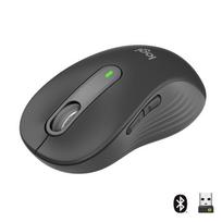 Logitech Signature M650 L Belaidė pelė RF Wireless + Bluetooth, 4000 DPI, Graphite