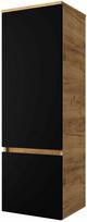 Pakabinama vonios spintelė Riva SU40-GB, matinė juoda sp./gold craft oak sp., 35 cm x 40 cm x 120 cm