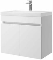 Vonios spintelė su praustuvu Riva SA63-10E, balta sp., 36.5 cm x 63.5 cm x 60 cm