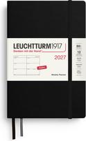 Leuchtturm 1917 Savaitinis planuoklis kietais viršeliais Leuchtturm 1917 2027 EN B6+, juodas