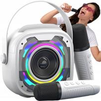 Karaoke rinkinys 2 mikrofonai + belaidė bluetooth kolonėlė vaikams