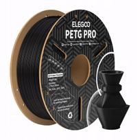 ELEGOO PETG Pro 3D spausdintuvo filamentas, 1,75 mm, 1 kg, juodas