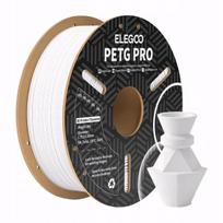Elegoo PETG Pro 3D spausdintuvo filamentas, 1,75 mm, 1 kg, baltas