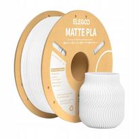 Elegoo PLA Matte 3D spausdintuvo filamentas, 1,75 mm, 1 kg, baltas