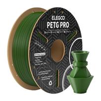 Elegoo PETG Pro 3D spausdintuvo filamentas, alyvuogių žalios spalvos, 1 kg, 1,75 mm