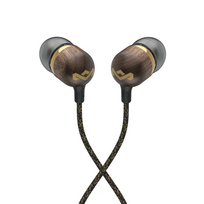 Marley Wired Earbuds | Smile Jamaica | Built-in microphone | USB Type-C | Brass