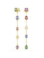 Swarovski Auskarai 'IMBER' mėlyna / auksas / žalia / raudona
