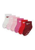 Nike Sportswear Kojinės 'CORE SWOOSH' rožių spalva / rausvai raudona / ryškiai rožinė spalva / raudona / vyšninė spalva / balta