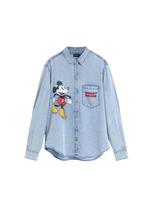 Desigual Palaidinė 'Mickey Disney' tamsiai (džinso) mėlyna / garstyčių spalva / raudona / juoda