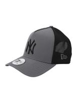 NEW ERA Sportinė kepurė '9FORTY Trucker New York Yankees MLB' tamsiai pilka / juoda / balta