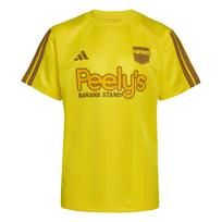 ADIDAS SPORTSWEAR Sportiniai marškinėliai 'Adidas x Fortnite Peely' ruda / geltona / medaus spalva